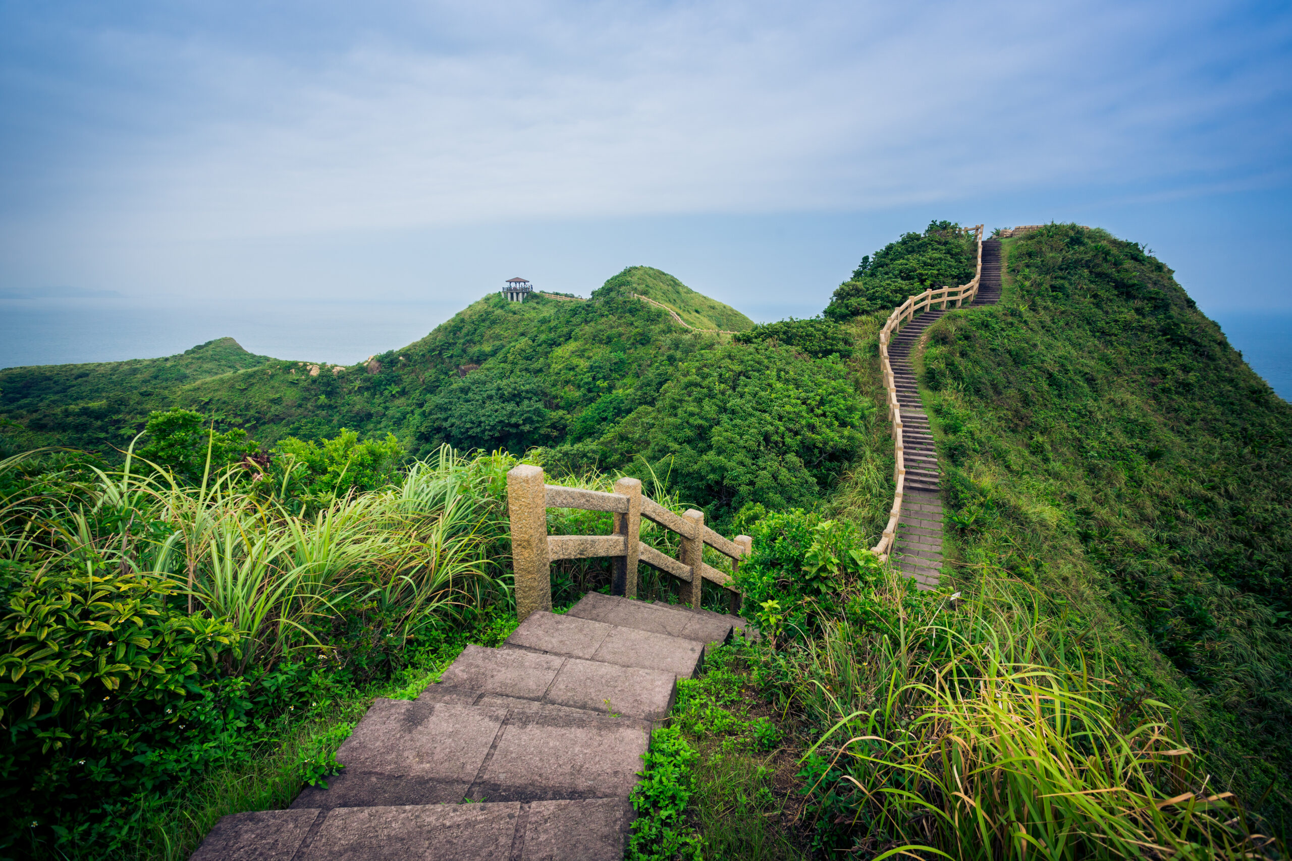 single road over mountain