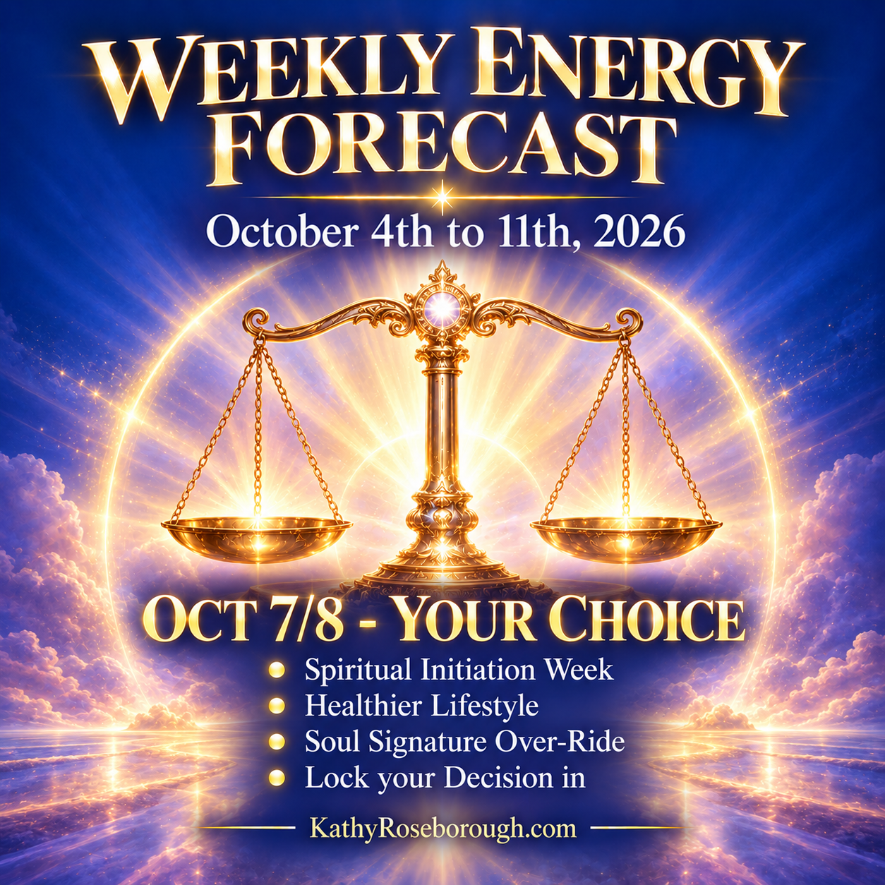 Weekly Cosmic Balance Forecast